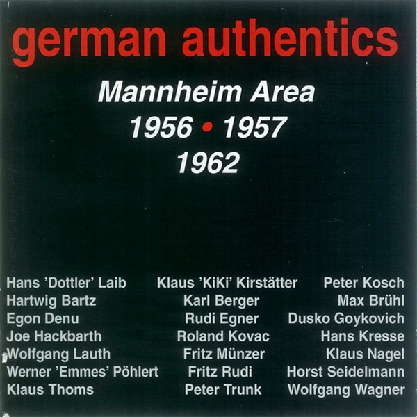 German Authentics – Mannheim Area – 1956-1957-1962
